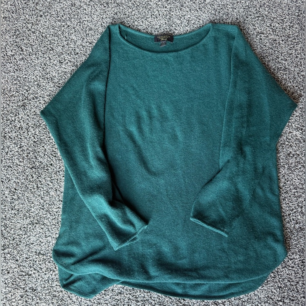 Charter Club Teal Cashmere Knitwear